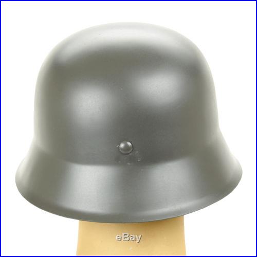 German WWII M42 Steel Helmet- Stahlhelm 42 WW2 M1942- Extra Large Shell Size 70
