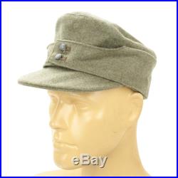 German WWII M43 Cap in Field Grey Wool- Size 7.50 (60 cm)- M43, M1943