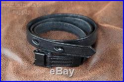 German WWII MP40 MP38 Black Leather Sling Germany MP-40 MP-38 9mm Repro Part