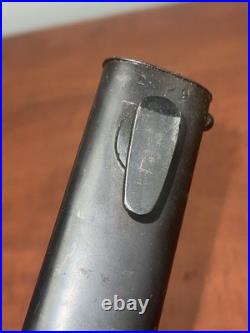 German WWII Mauser Kar 98 Bayonet with Scabbard, Wood Grips, K98