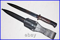 German WWII Mauser Kar 98k Bayonet / Scabbard / Frog NEW Reproduction