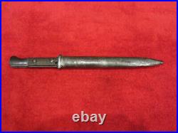 German WWII Model K-98 Bayonet With Scabbard