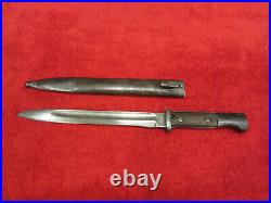 German WWII Model K-98 Bayonet With Scabbard