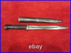 German WWII Model K-98 Bayonet With Scabbard