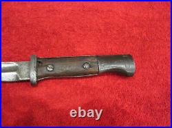 German WWII Model K-98 Bayonet With Scabbard