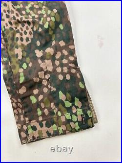 German WWII Pants Men's 32x28 Camo 44 dot Replica Soldier Uniform Field Rare