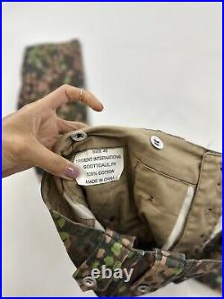 German WWII Pants Men's 32x28 Camo 44 dot Replica Soldier Uniform Field Rare