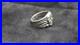 German WWII Real Solid Silver 800 Ring West Wall Honor Rings Size 11 -11.5