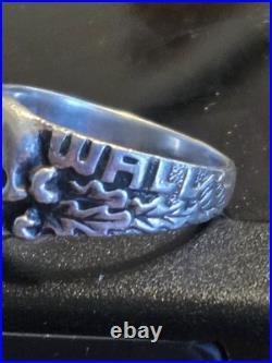 German WWII Rings West Wall And AHonor Rings