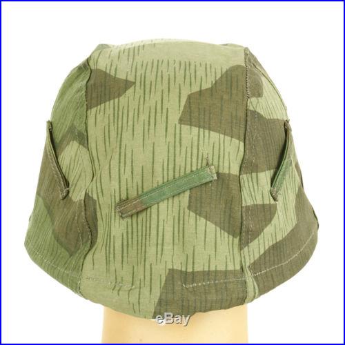 German WWII Splinter Pattern Helmet Cover- fits M35, M40, M42 Shells