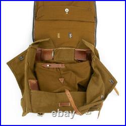 German WWII Tornister 34 Cowhide Backpack with Shoulder Straps