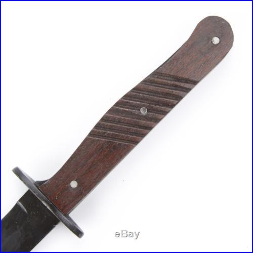 German WWII Trench Knife with Steel Boot Scabbard