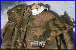 German WWII reproduction Tan/Water pattern COMPLETE winter parka set gloves mask