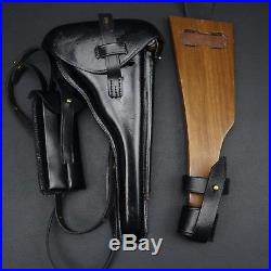 German WWI Artillery Luger Holster with Wood Buttstock Set