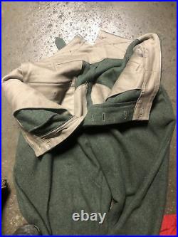 German WW 2, EM Uniform Tunic Sz XL Pants Sz 34 XX