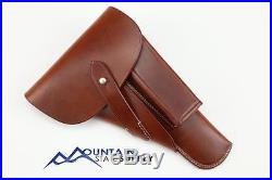 German Walther P38 P-38 Luger P08 P-08 Leather Softshell WW2 Repro 9mm Holster