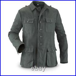 German Wehrmacht Military M40 Twill Work Uniform Jacket Summer Size Medium 50