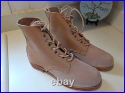 German World War II Reproduction M1943 Low Quarter Leather Boots New
