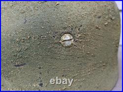 German Ww2 M38 Paratrooper 6 Fallschirmjager Regiment Helmet Hand Aged Camo Fjr6 German Ww2 M38 Paratrooper 6 Fallschirmjager Regiment Helmet Hand Aged Camo Fjr6