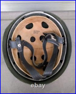 German Ww2 M38 Paratrooper 6 Fallschirmjager Regiment Helmet Hand Aged Camo Fjr6
