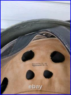 German Ww2 M38 Paratrooper 6 Fallschirmjager Regiment Helmet Hand Aged Camo Fjr6