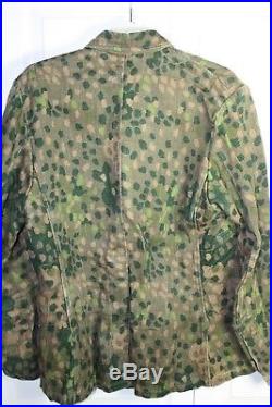 German Ww2 M44 Dot Linen Hbt Camouflage Tunic Repro Sm Wholesale Size 44
