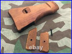 German Wwii Mp44 Wood Stock And Grip Set Best Quality