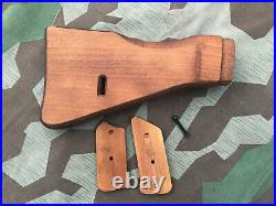 German Wwii Mp44 Wood Stock And Grip Set Best Quality