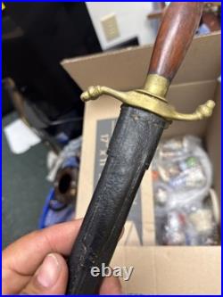 German Wwii Post Wwii Hunting Cutlass