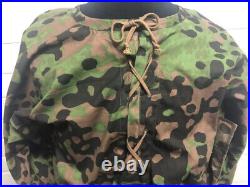 German Wwii Reenactor Olive Green Tan Camouflage Camo Tunic Shirt Extra Large XL