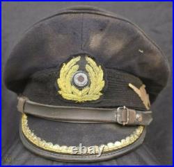 German Wwii Ww2 Navy Blue Kriegsmarine Navy Officer Cap Hat U-96
