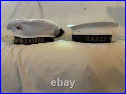 German and British Navy Caps
