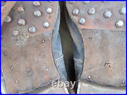 German army field set boots Marschstiefel size 45 repro