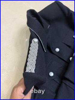 German officer SS Allgemeine black wool Tunic & Breeches WW2 M32 Uniform