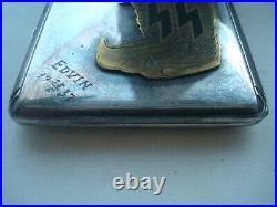 German sailor's cigarette case. ALPACCA