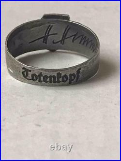 German silver ring. World War II