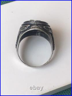 German silver ring. World War II