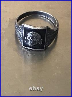 German silver ring. World War II