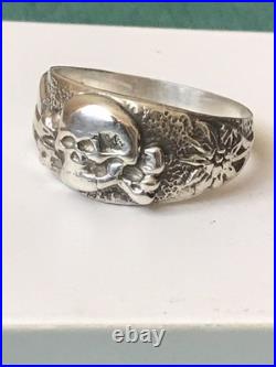 German silver ring. World War II