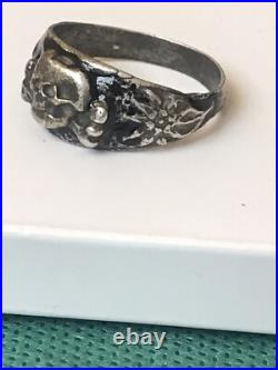 German silver ring. World War II