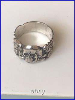 German silver ring. World War II