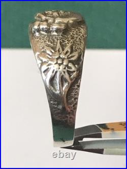 German silver ring. World War II