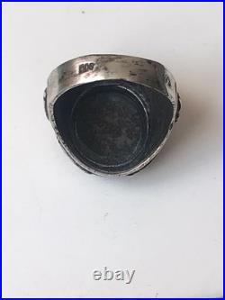German silver ring. World War II