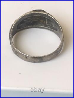 German silver ring. World War II