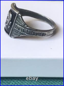 German silver ring. World War II