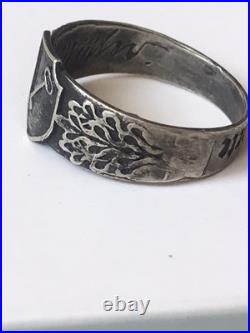 German silver ring. World War II