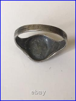 German silver ring. World War II