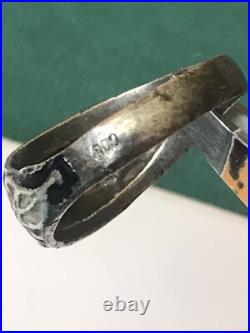 German silver ring. World War II
