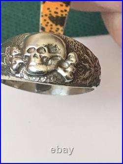 German silver ring. World War II