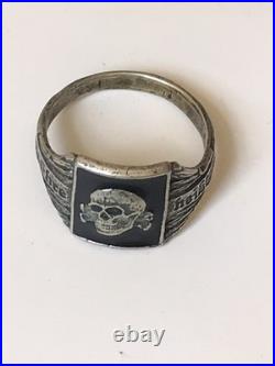 German silver ring. World War II